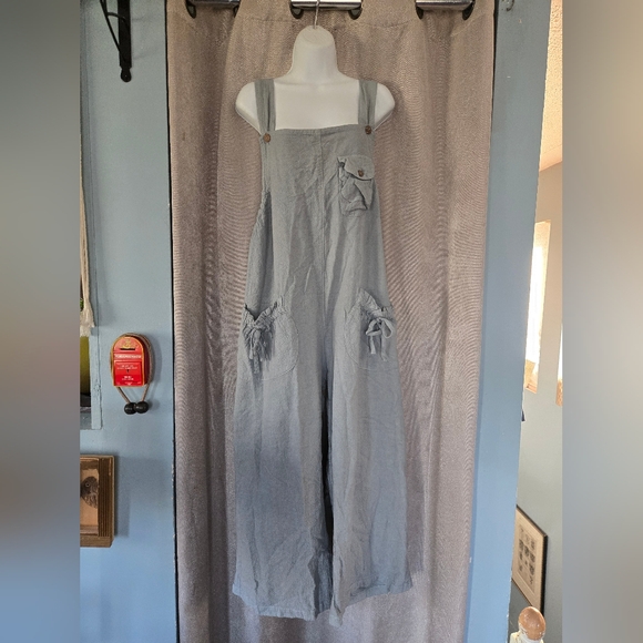 Arisa Fashions Canadian Design Denim - ⭐️Casual Gray Cotton Overalls⭐️